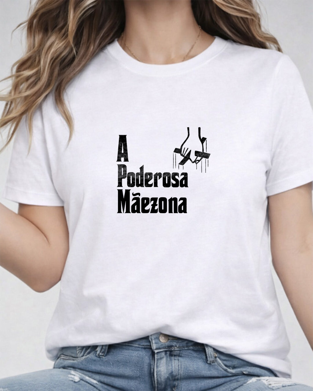 Camiseta A Poderosa Mãezona Com Estampa Inspirada Em Filme