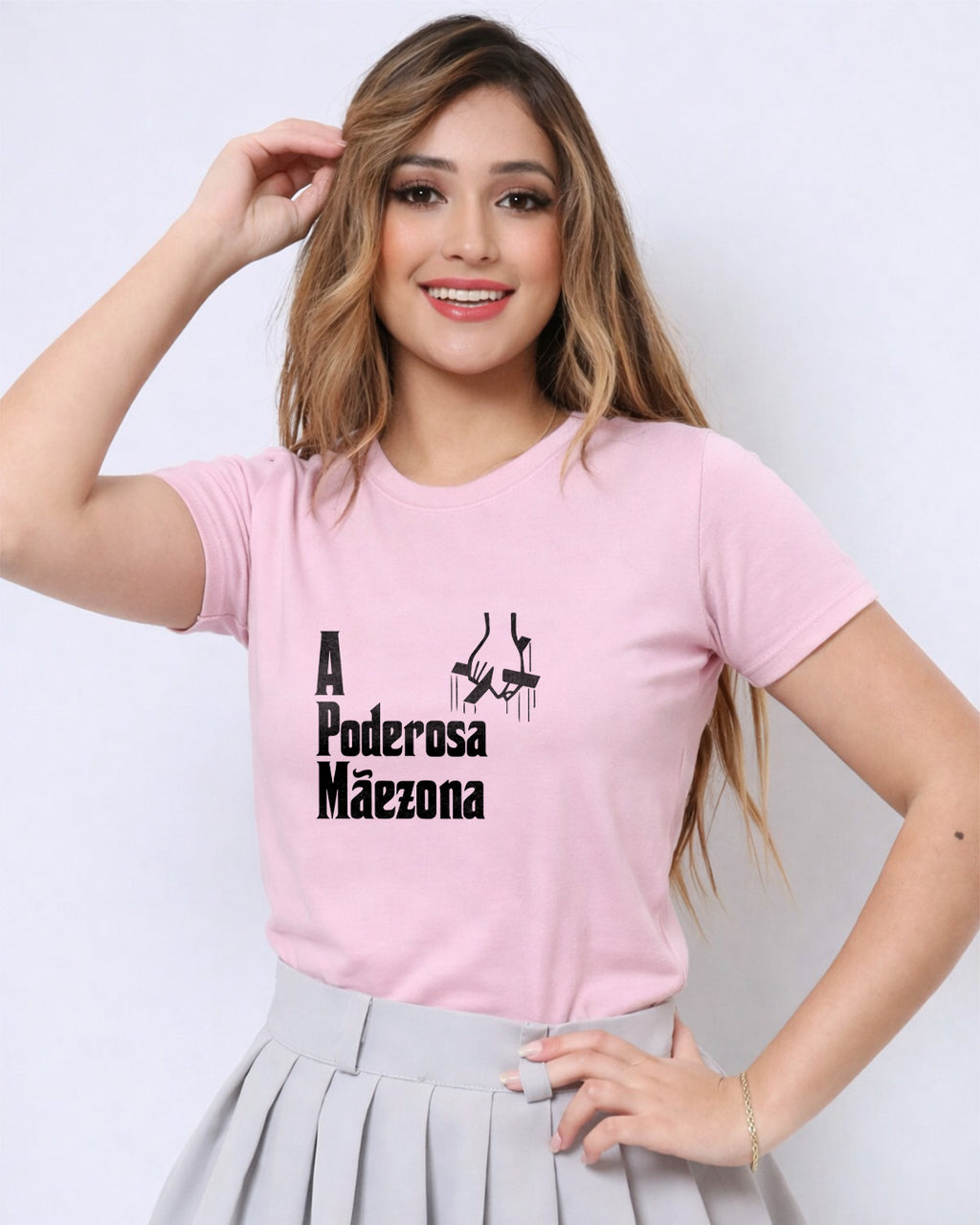 Camiseta A Poderosa Mãezona Com Estampa Inspirada Em Filme