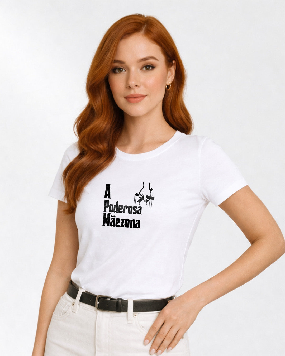 Camiseta A Poderosa Mãezona Com Estampa Inspirada Em Filme