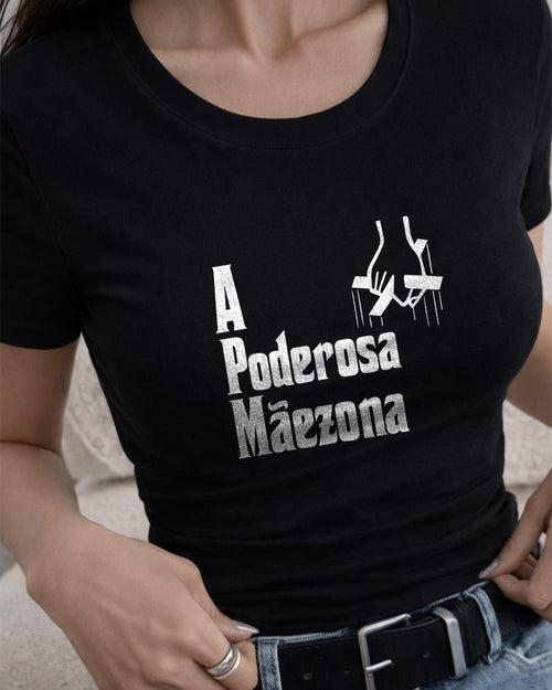 Camiseta A Poderosa Mãezona Com Estampa Inspirada Em Filme