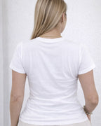 Camiseta Feminina 100% Algodão "Amorosa Tão Dedicada" Dia Das Mães