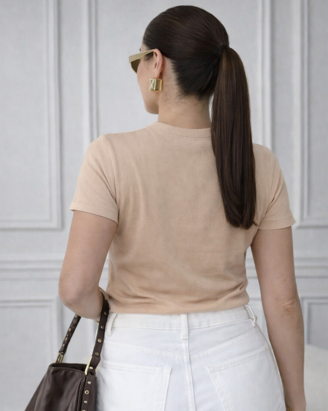 Camiseta Dia Das Mães Feminina "Mãe" Feliz Dia Das Mães 100% Algodão Com Corações