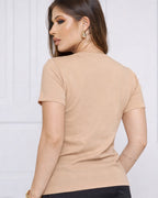 Camiseta Amor De Mãe É Para Sempre Com Estampa Frontal