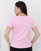 Camiseta Amor Pra Sempre Mãe Com Estampa De Corações