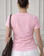 Camiseta Feminina 100% Algodão "Deus Me Escolheu Para Ser Mãe" Dia Das Mães