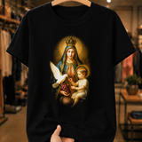Camiseta Feminina Nossa Senhora Com Menino Jesus