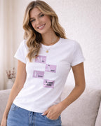 Camiseta Feminina 100% Algodão "Mãe Meu Amor Eterno" Dia Das Mães
