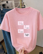 Camiseta Feminina 100% Algodão "Mãe Meu Amor Eterno" Dia Das Mães