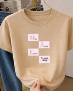 Camiseta Feminina 100% Algodão "Mãe Meu Amor Eterno" Dia Das Mães