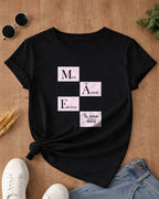 Camiseta Feminina 100% Algodão "Mãe Meu Amor Eterno" Dia Das Mães