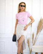 Camiseta Feminina 100% Algodão "Mãe Meu Amor Eterno" Dia Das Mães