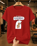 Camiseta Feminina 100% Algodão "Mãe De Doguinho" Dia Das Mães