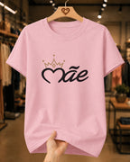 Camiseta Feminina Dia Das Mães "Mãe" 100% Algodão