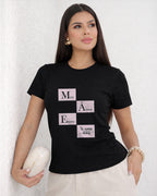 Camiseta Feminina 100% Algodão "Mãe Meu Amor Eterno" Dia Das Mães