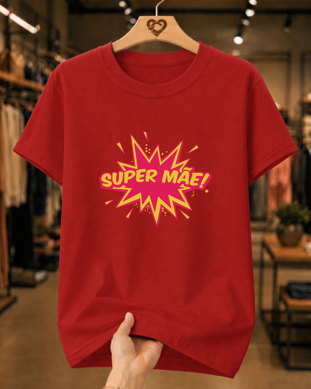 Camiseta Feminina Super Mãe