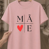 Camiseta Feminina Mãe Com Amor
