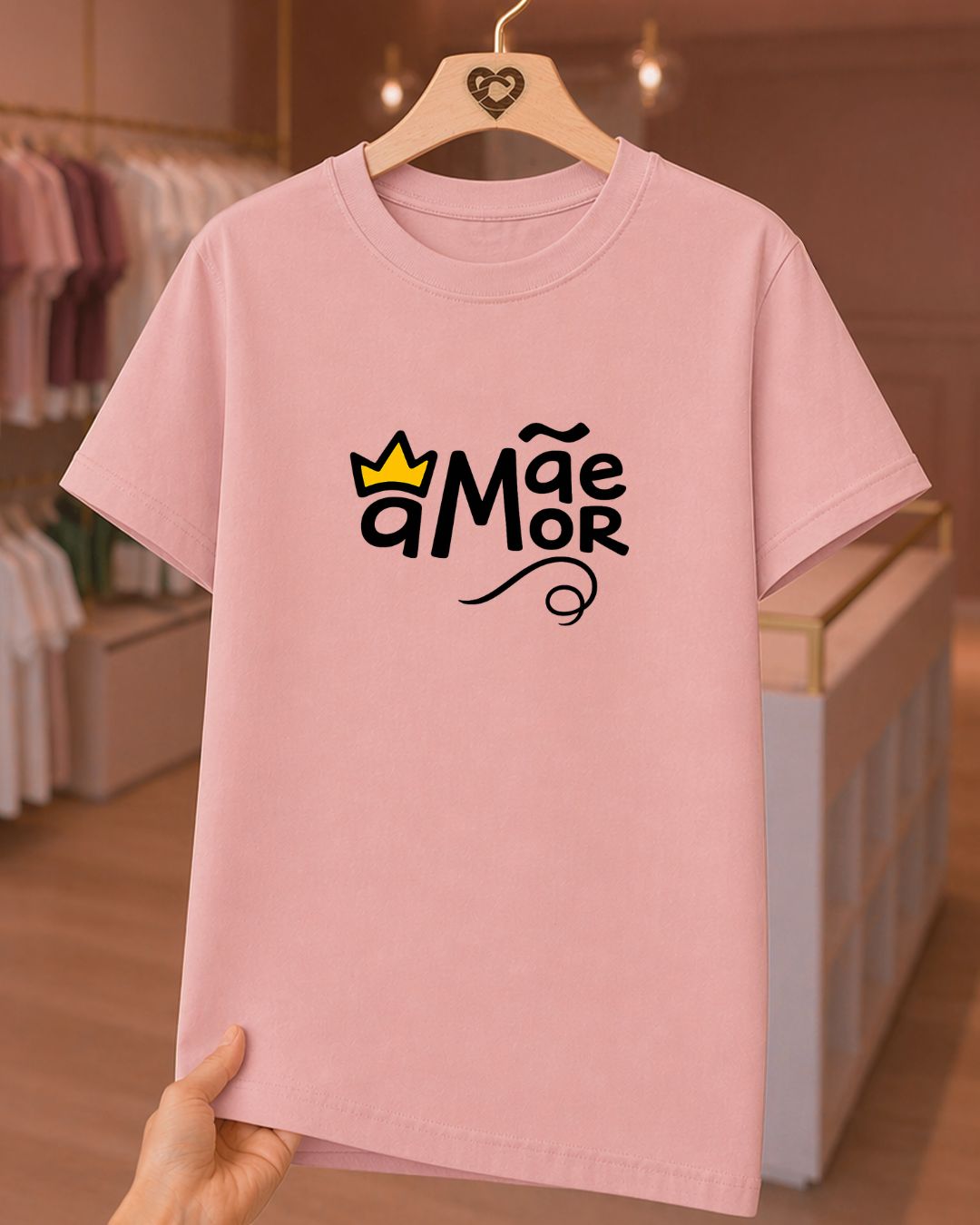 Camiseta Feminina Mãe Amor
