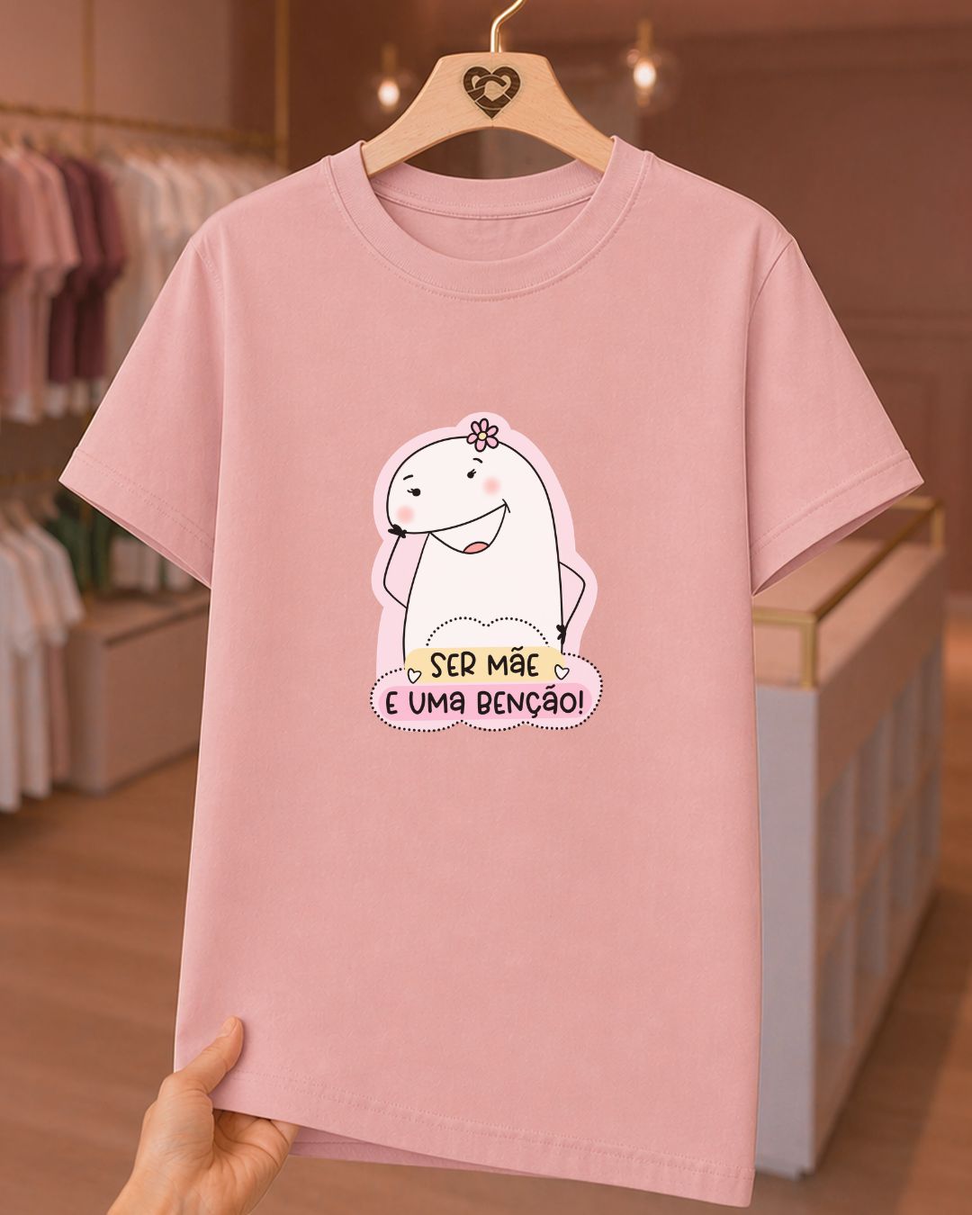 Camiseta Dia Das Mães Feminina "Ser Mãe É Uma" 100% Algodão