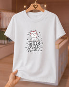 Camiseta Feminina Dia Das Mães "Mãe Super Gata" 100% Algodão