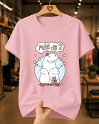 Camiseta Feminina 100% Algodão "Mãe De 2 Com Amor" Dia Das Mães