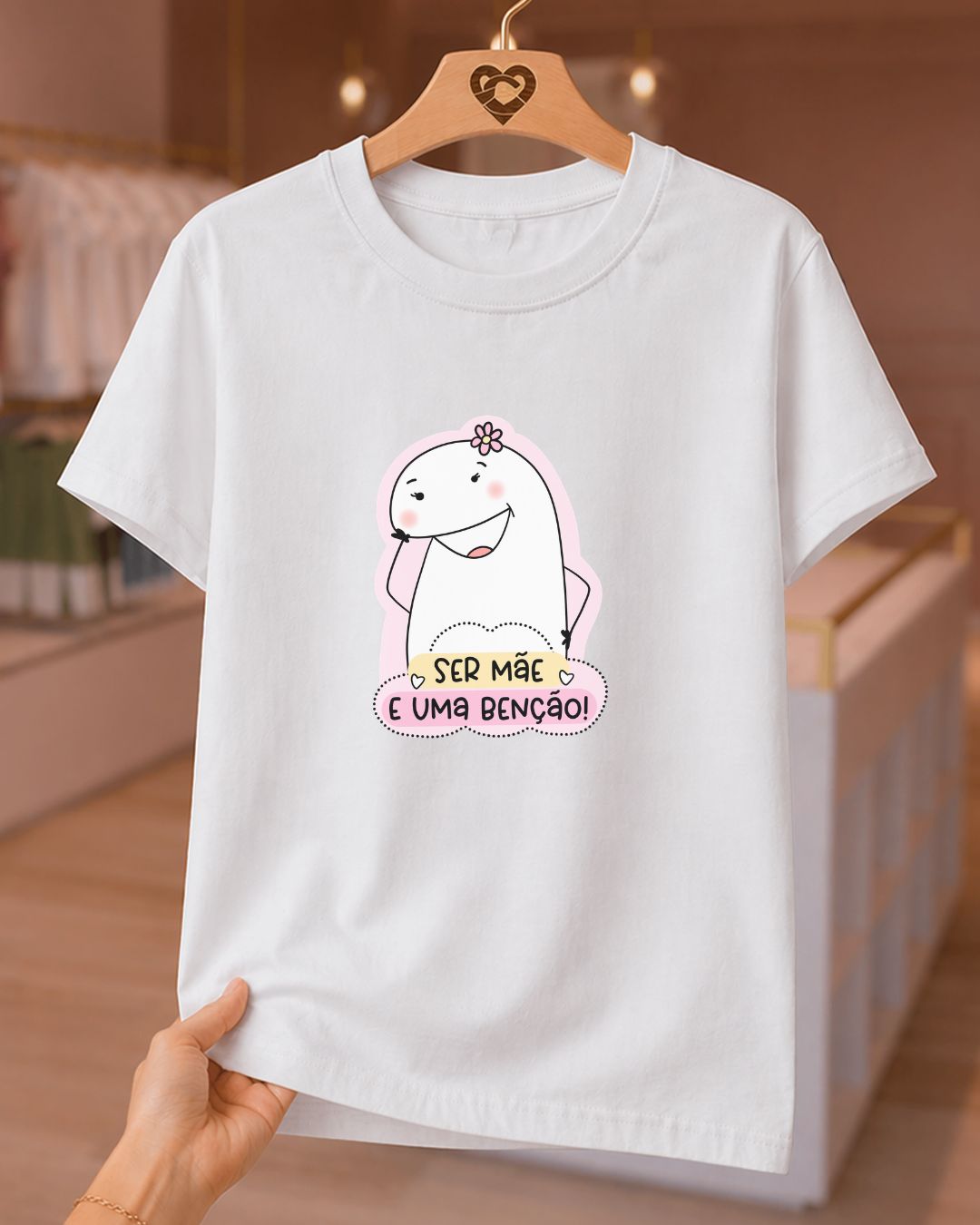 Camiseta Dia Das Mães Feminina "Ser Mãe É Uma" 100% Algodão