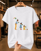 Camiseta Feminina "Mãe Amor Que Acompanha" 100% Algodão Dia Das Mães