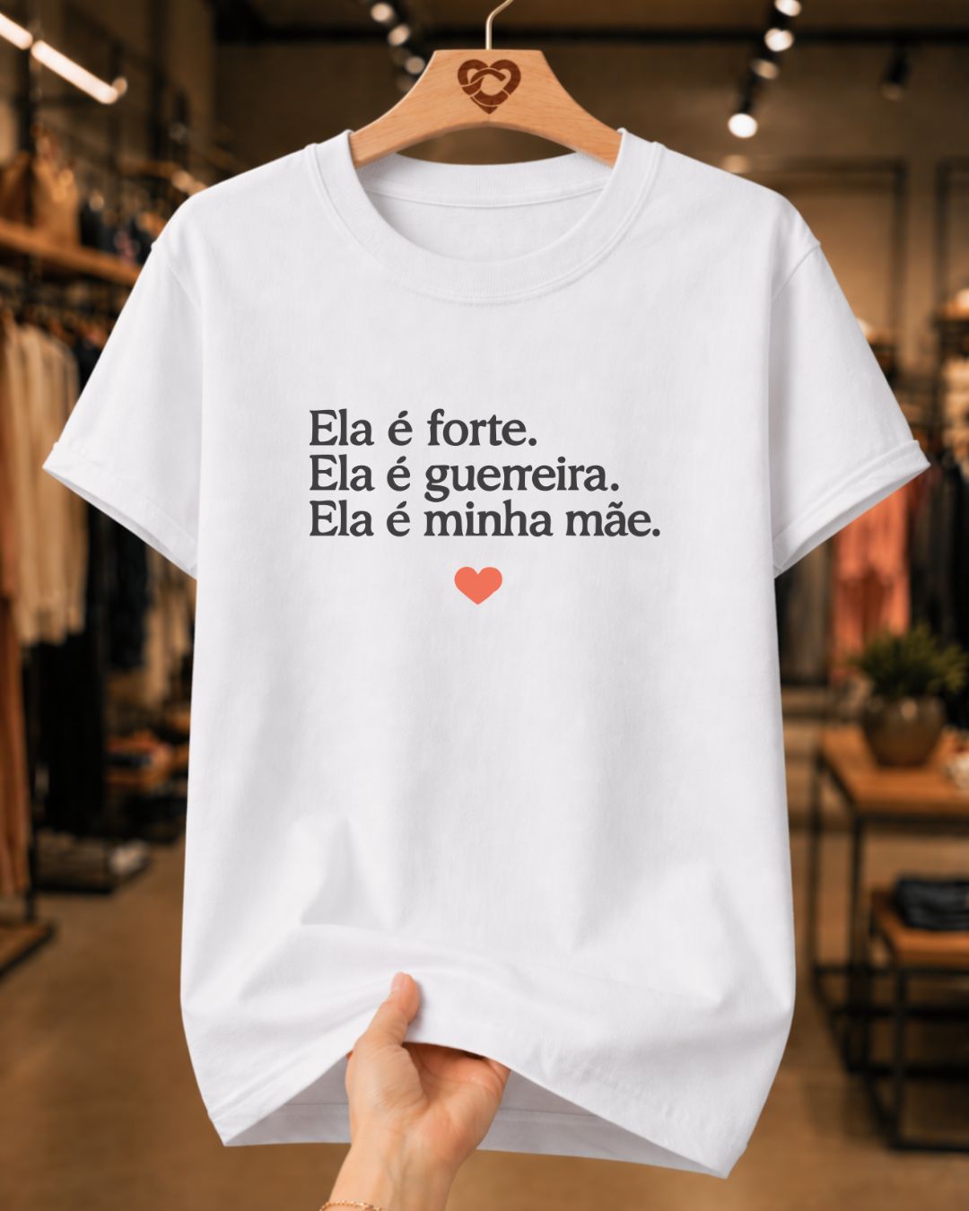 Camiseta Feminina Mãe Forte E Guerreira