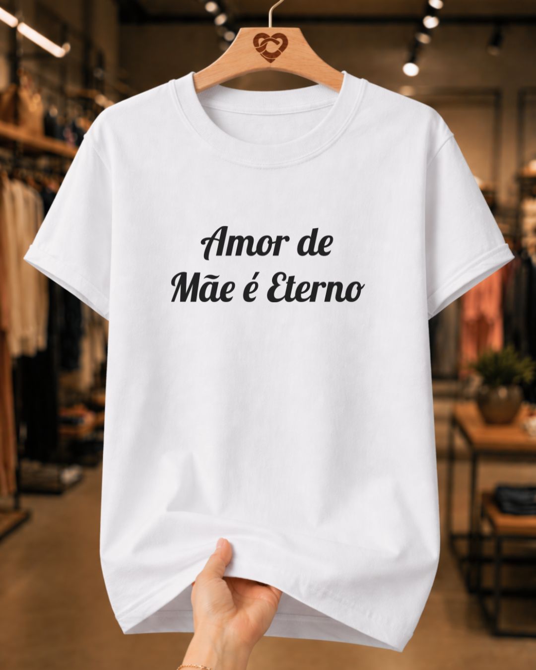 Camiseta Feminina Amor De Mãe É Eterno