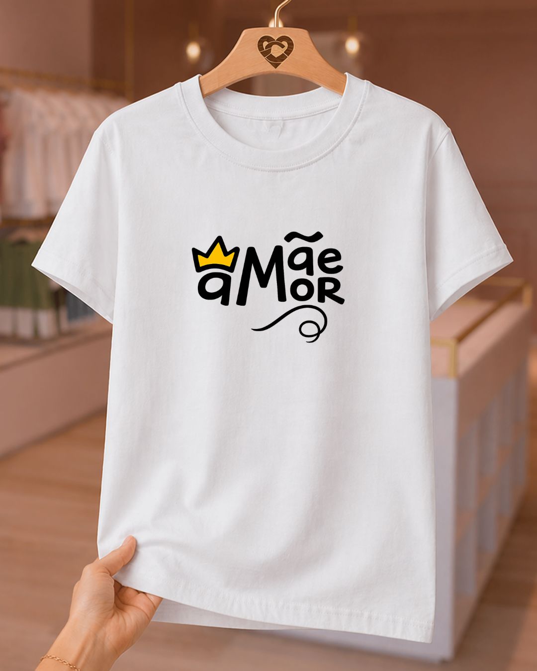 Camiseta Feminina Mãe Amor