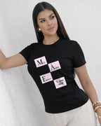 Camiseta Feminina 100% Algodão "Mãe Meu Amor Eterno" Dia Das Mães