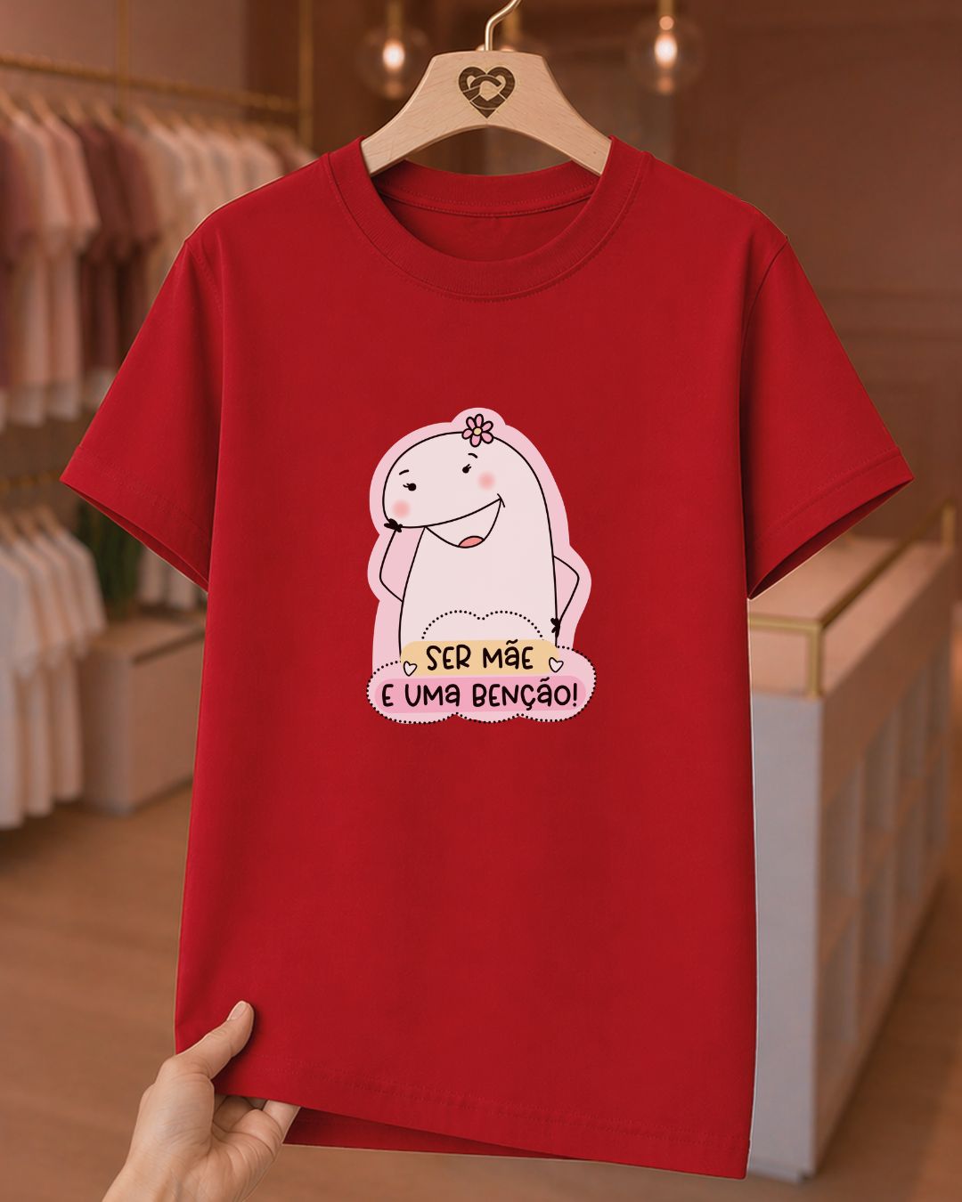 Camiseta Dia Das Mães Feminina "Ser Mãe É Uma" 100% Algodão