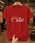 Camiseta Feminina Dia Das Mães "Mãe" 100% Algodão