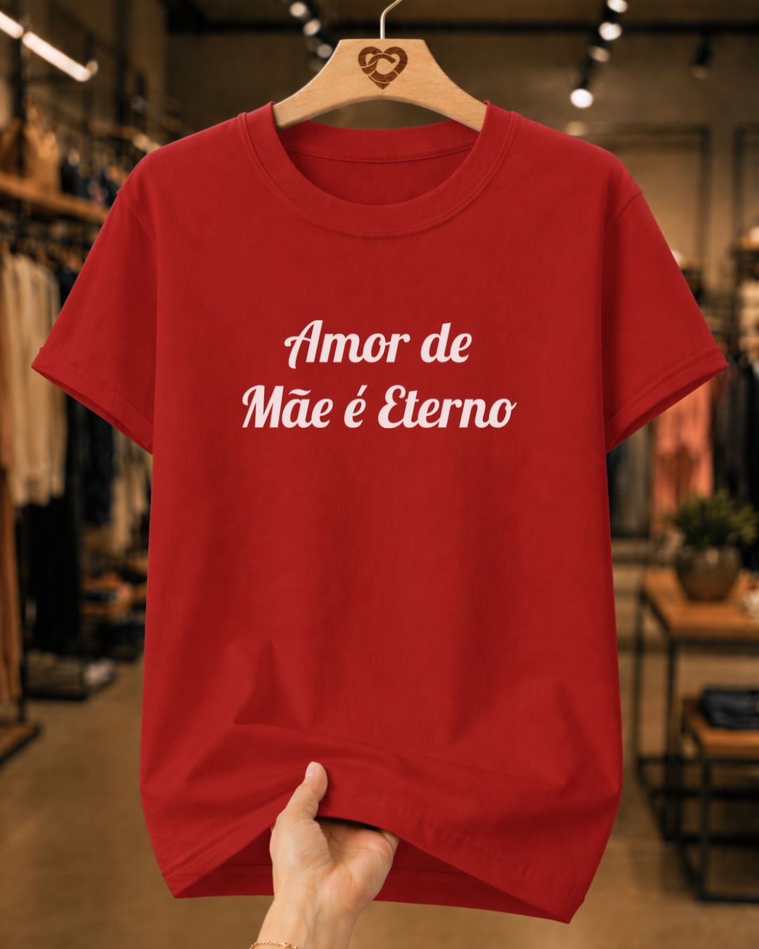 Camiseta Feminina Amor De Mãe É Eterno
