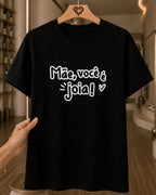 Camiseta Feminina 100% Algodão "Mãe Você É Joia" Dia Das Mães