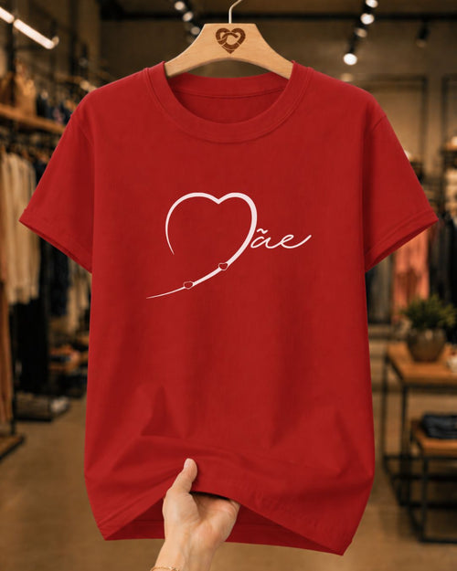 Camiseta 100% Algodão Feminina "Mãe" Dia Das Mães