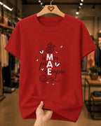 Camiseta Dia Das Mães Feminina "Amor Pra Sempre" 100% Algodão