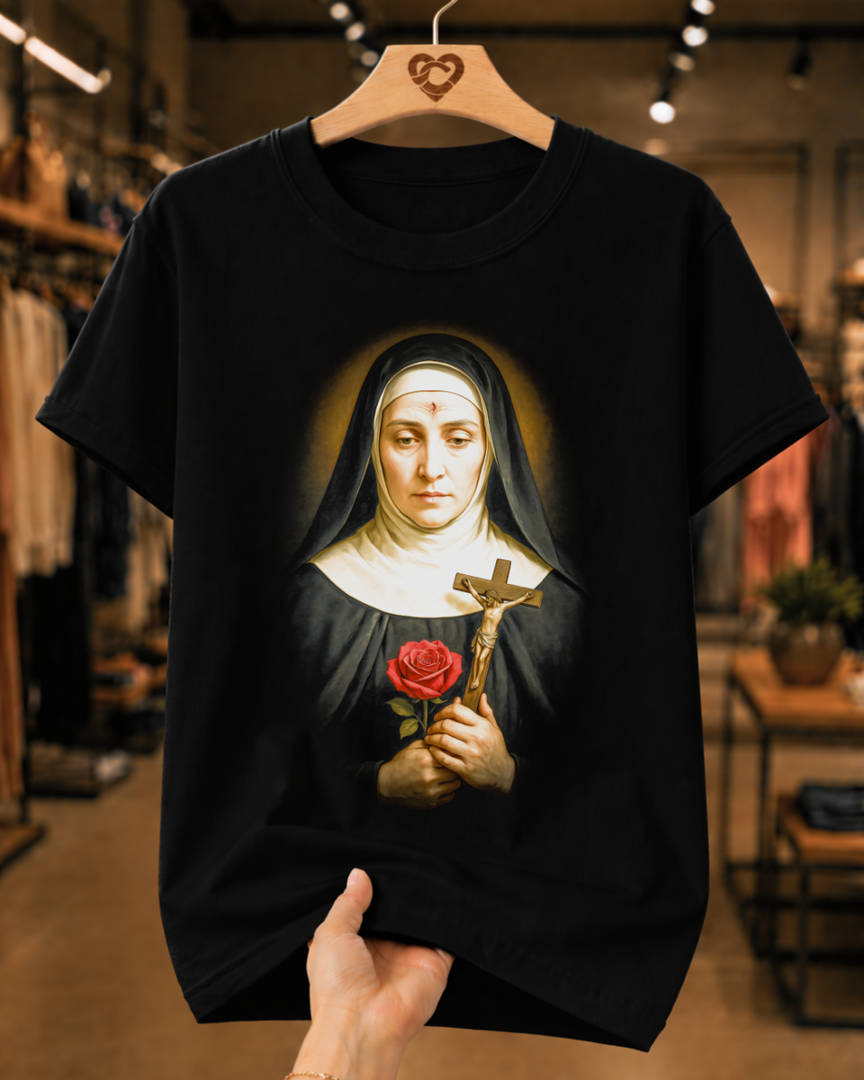 Camiseta Feminina Santa Rita De Cássia