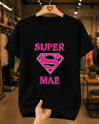 Camiseta Dia Das Mães Feminina "Super Mãe" 100% Algodão