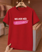 Camiseta Feminina Melhor Mãe Do Mundo