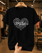 Camiseta 100% Algodão Feminina "Mãe Fonte De Amor" Dia Das Mães