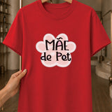 Camiseta Feminina Mãe De Pet