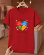 Camiseta Feminina "Mãe De Autista" 100% Algodão Feliz Dia Das Mães