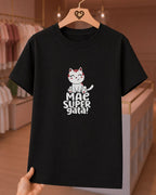 Camiseta Feminina Dia Das Mães "Mãe Super Gata" 100% Algodão