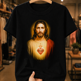 Camiseta Feminina Sagrado Coração De Jesus