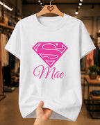 Camiseta Feminina Mãe Super Heroína