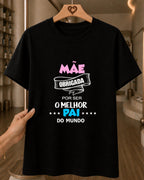 Camiseta Feminina 100% Algodão "Mãe Obrigada Por Ser A Melhor" Dia Das Mães