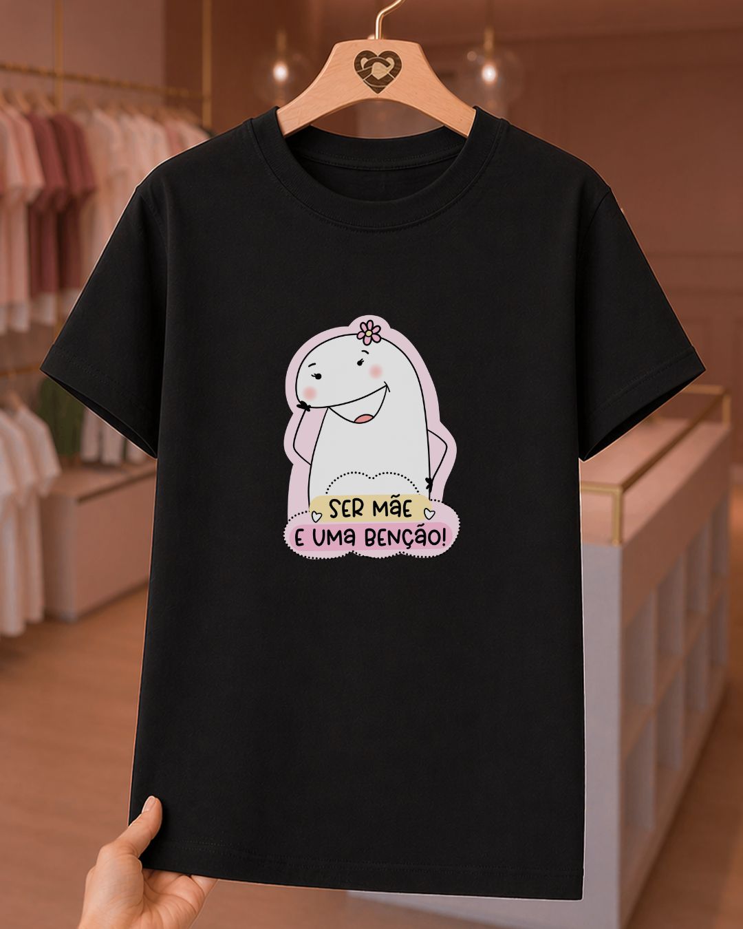 Camiseta Dia Das Mães Feminina "Ser Mãe É Uma" 100% Algodão
