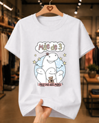 Camiseta Feminina 100% Algodão "Mãe De 3" Dia Das Mães
