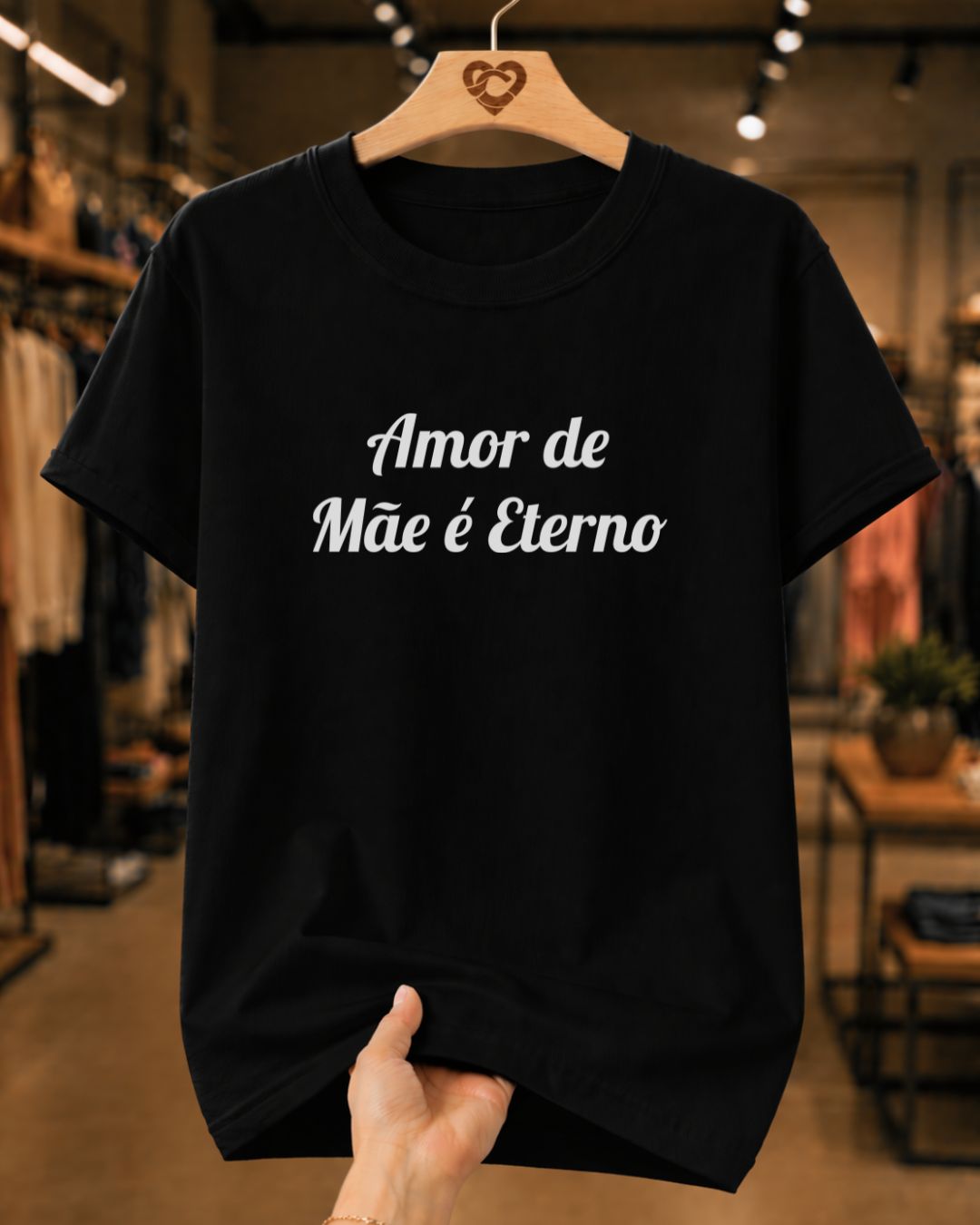 Camiseta Feminina Amor De Mãe É Eterno