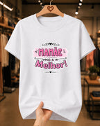 Camiseta Feminina 100% Algodão "Mamãe Você É A Melhor" Dia Das Mães